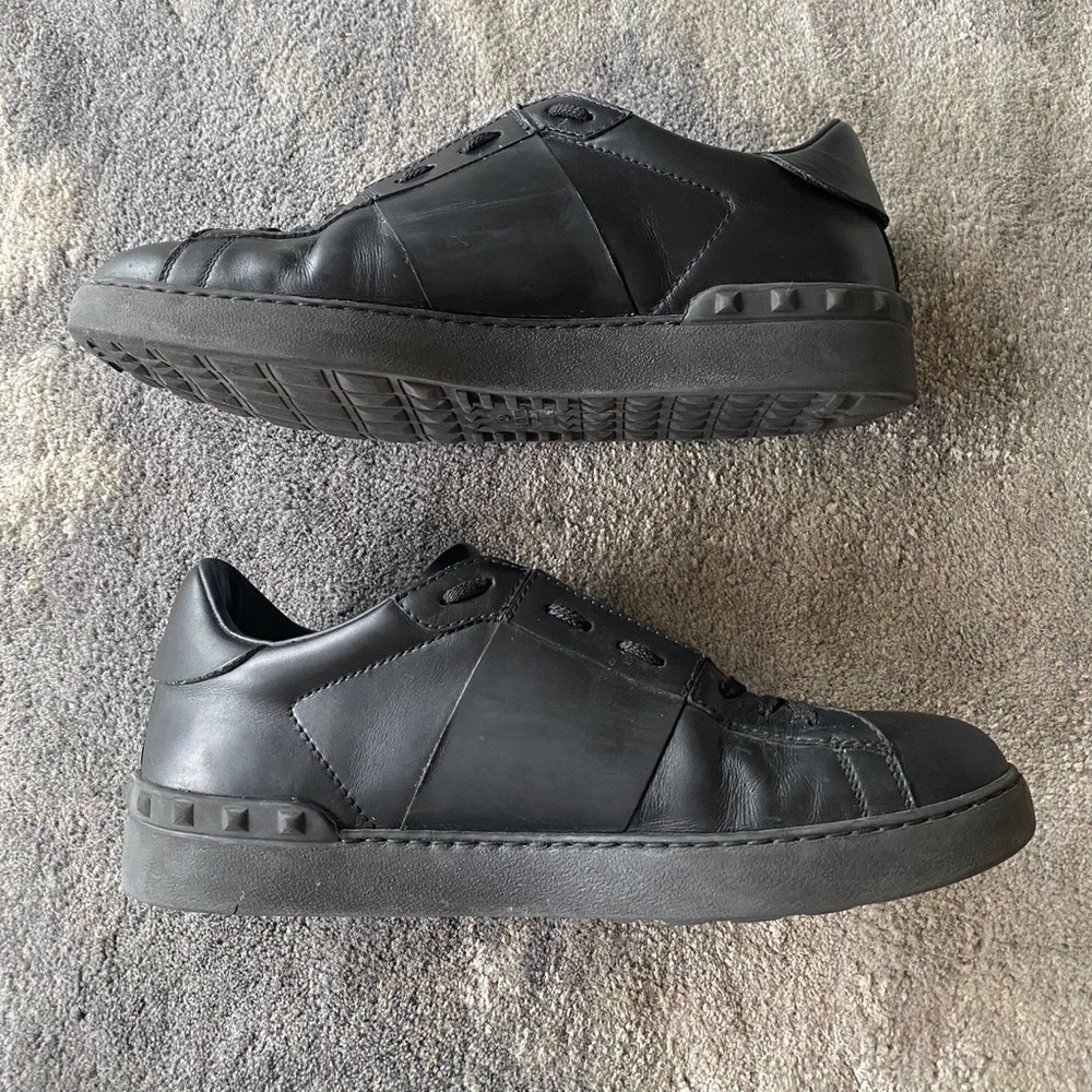 Valentino Open Sneaker “Black-Black” Men US 10
